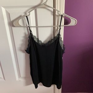 Lace V-Neck Pajama Tank Top